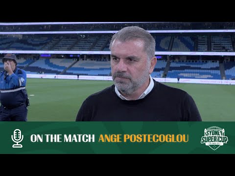 Ange Postecoglou On The Match | Celtic 1-2 Sydney FC | Sydney Super Cup
