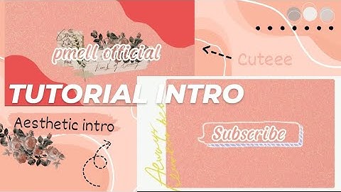 Tutorial Intro Youtube Mudah | Di Hp Android | Tutorial intro untuk pemula