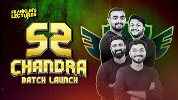 S2 CHANDRA BATCH LAUNCH | Franklin