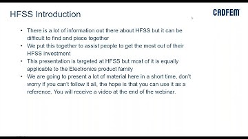 Ansys HFSS and HPC   Fast and Reliable