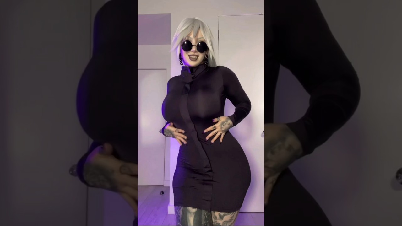 No transition this time! Which is better?💜🖤