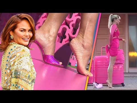 Chrissy Teigen and Shay Mitchell Recreate Barbie Shoe Moment — and One