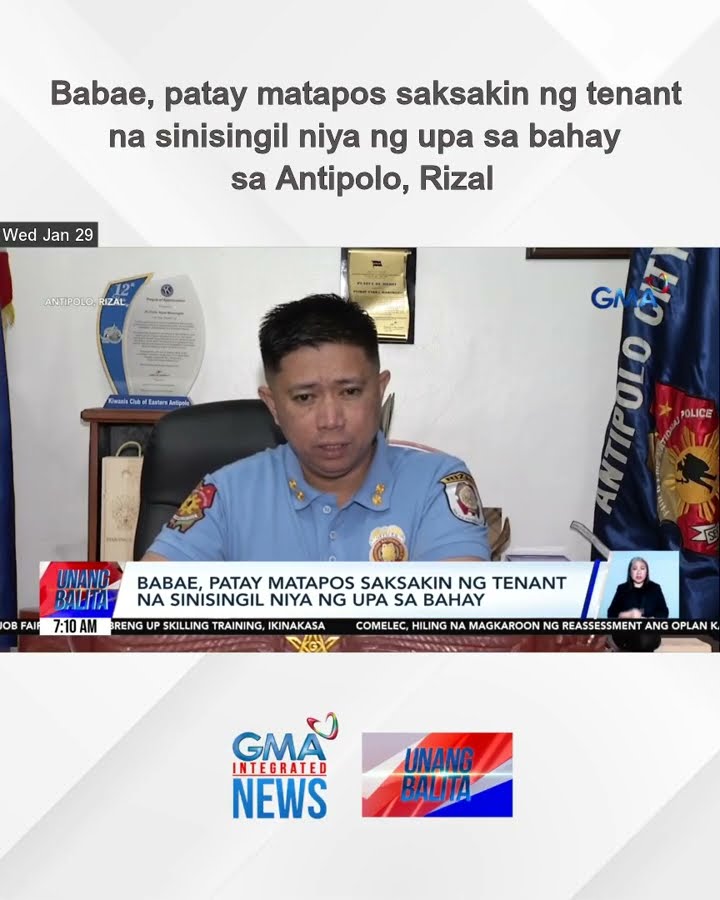 Babae, patay matapos saksakin ng tenant na sinisingil niya ng upa sa bahay sa... | Unang Balita