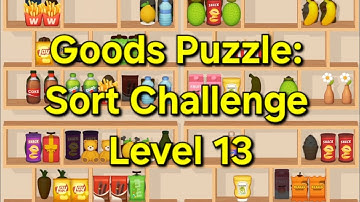 Goods Puzzle: Sort Challenge - Level 13