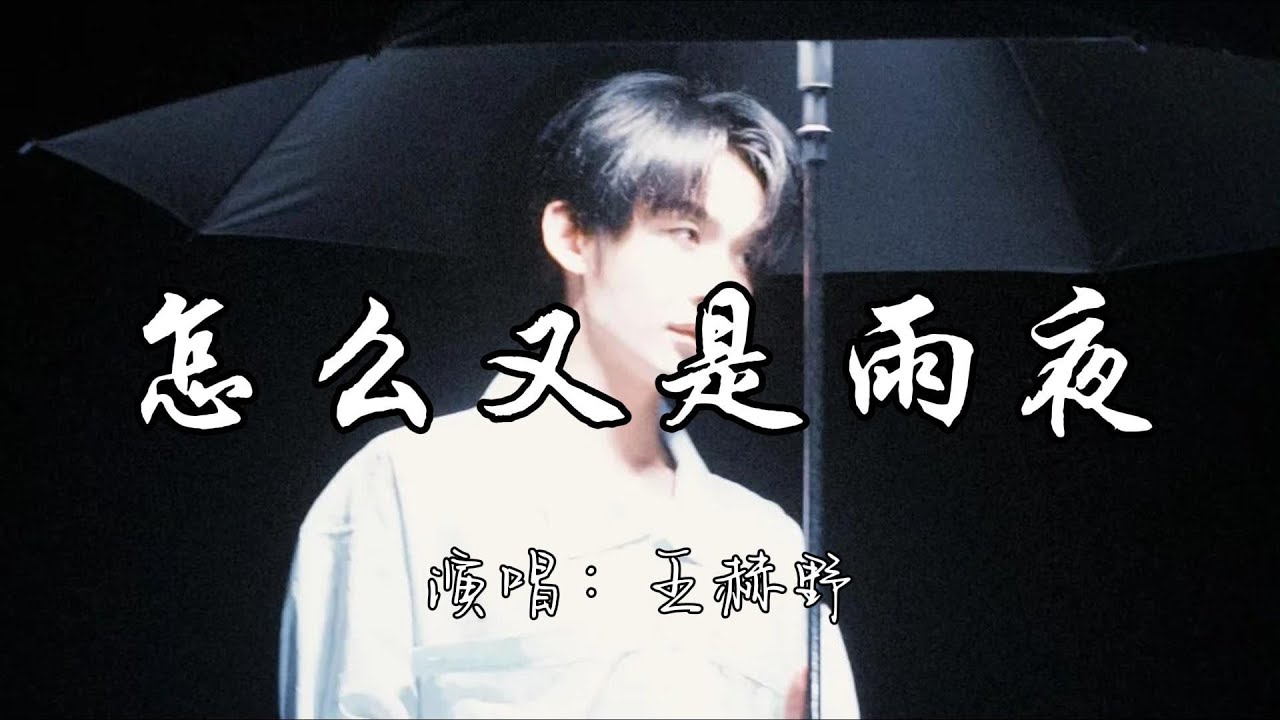 王赫野 - 怎么又是雨夜『怎么又是雨夜 这一夜 你不在身边,就让大雨蒸发时间今夜好眠。』『动态歌词MV』 - YouTube