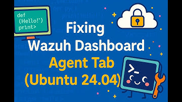 Wazuh Agent Not Showing? Ubuntu 24.04 Fix That Works! (2025 Tutorial)