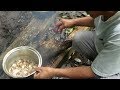 Village Food in Amazon Forest - Catching, Cooking and Eating Coconut WORMS in Peru