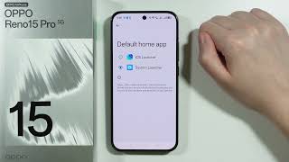 OPPO Reno 15 Pro: How to Change Default Launcher screenshot 5