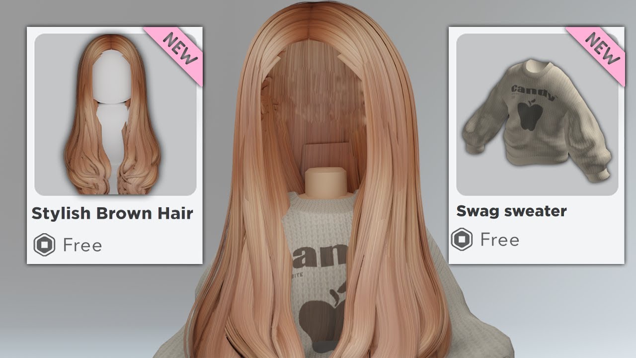 NEW FREE HAIR YOU MUST GET IN ROBLOX!🤩🥰😜 