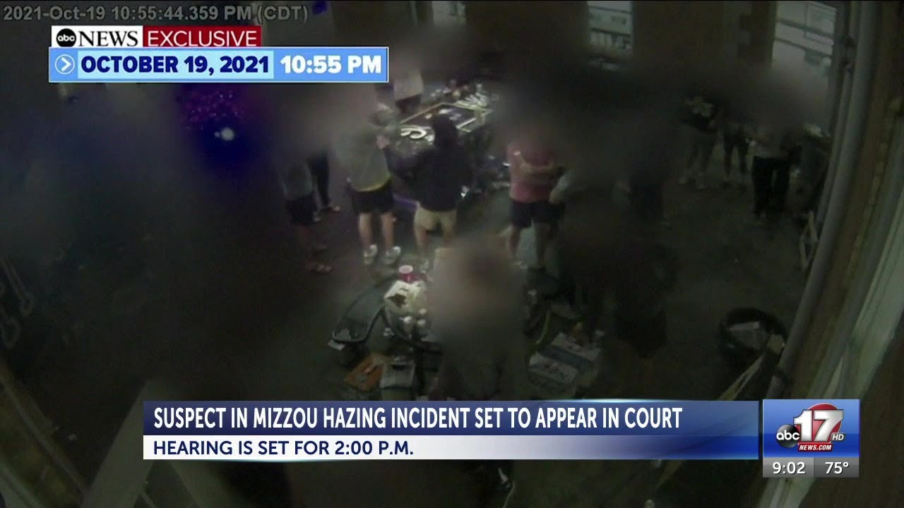 Court hearing scheduled for man charged in Mizzou hazing incident