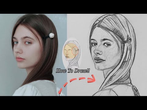 LOOMIS METHOD PORTRAIT FACE| HOW TO DRAW A FACE BEGINNERS TUTORIAL ...
