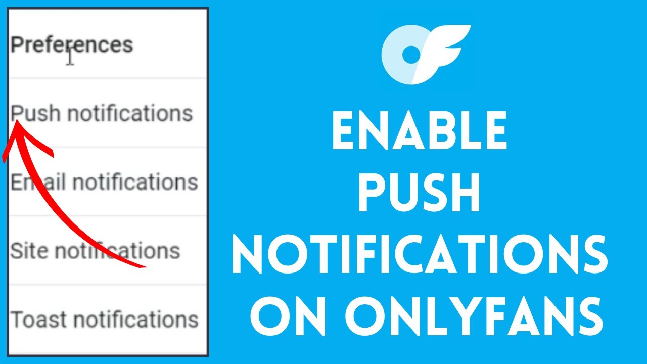 How to Enable Push Notifications on Onlyfans 2024 - YouTube