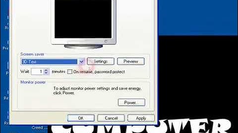 How to DISPLAY your NAME as SCREENSAVER