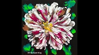 (186) Reverse Dip with Awesome Effects (Fluid Painting)
