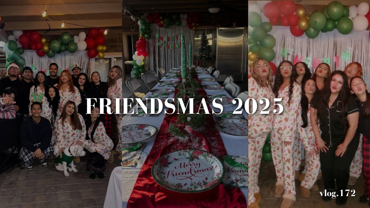 Наш второй ежегодный праздник друзей🎄🍾❤️ был просто потрясающим! | видеоблог 172