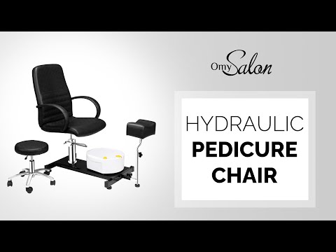 OmySalon Pedicure Chair with Stool & Bubble Massage Machine