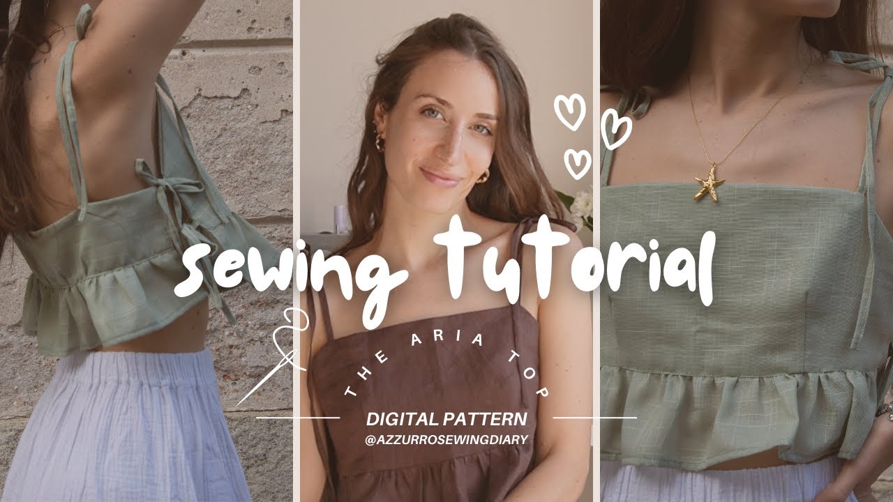 Aria Top Sewing Tutorial | Beginner-Friendly Step-by-Step Guide ...