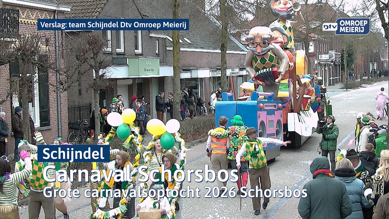 Grote optocht Schorsbos 2026 I Dtv Omroep Meierij