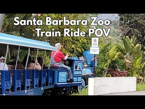 Santa Barbara Zoo Train Ride POV