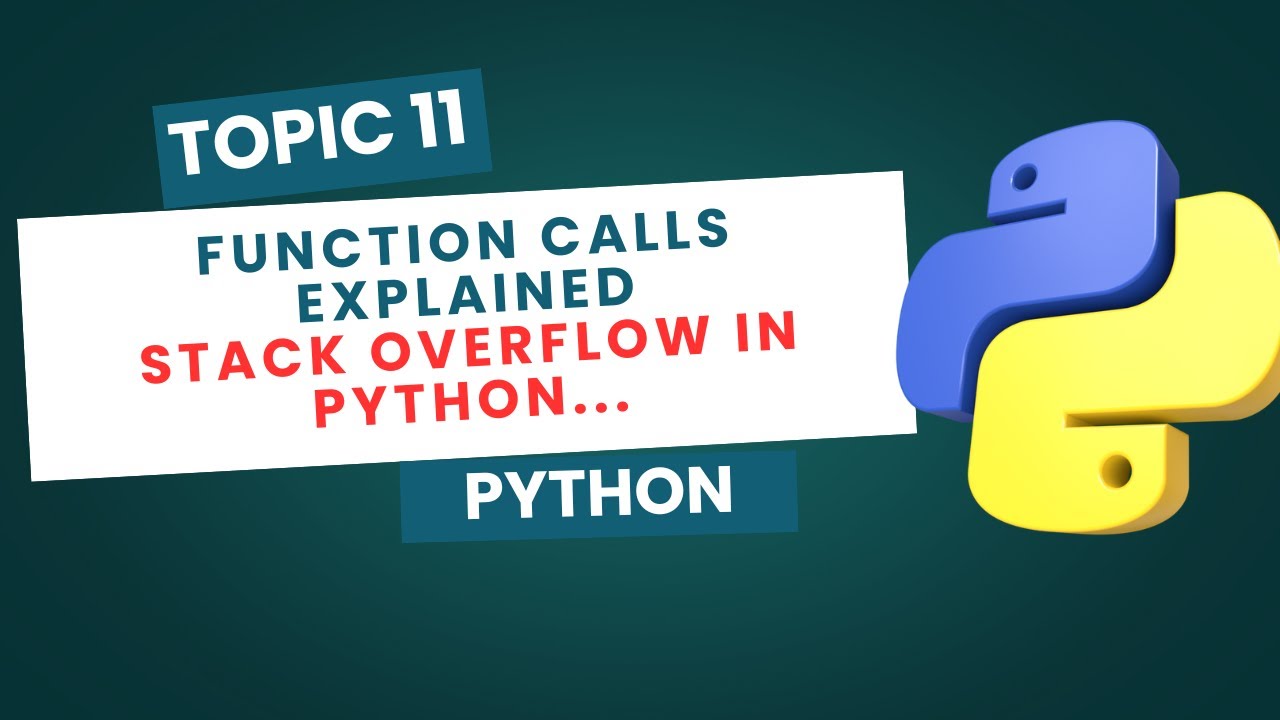 Python Function Calls Explained | Stack Frames, Recursion & Stack ...