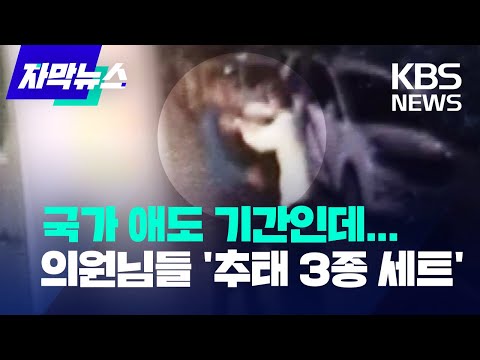 [자막뉴스] 국가 애도 기간인데...전남도의원들 음주·폭행·거짓말 &amp;#39;추태 3종&amp;#39; / KBS 2022.11.03.