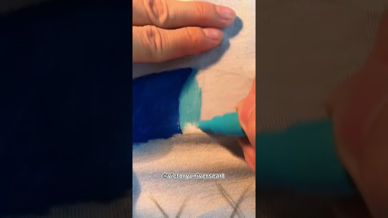 Custom T-shirt with Posca Markers 