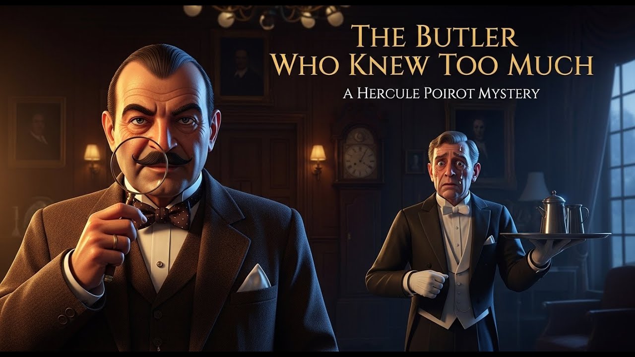 🎩Hercule Poirot & The Butler Who Knew Too Much | A Hercule Poirot Mystery.