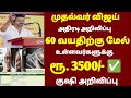 🌟 60 70 வயதிற்கு மேல் உள்ளவர்களுக்கு முதல்வர் குஷியான அறிவிப்பு | senior citizens news