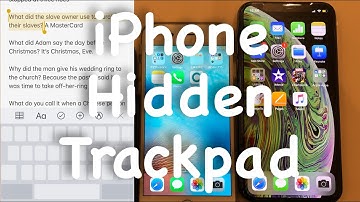 Hidden Trackpad on iPhone Tech Tutorial by tkviper.com