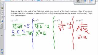 4.1  Rational exponents