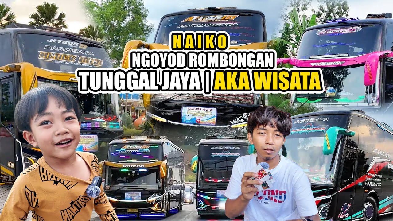 NAIKO SENENG KETEMU BANYAK BUS ARTIS KUNINGAN 