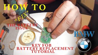 BMW Key Fob Rechargable Battery Replacement I *TUTORIAL* I GenchoMoto