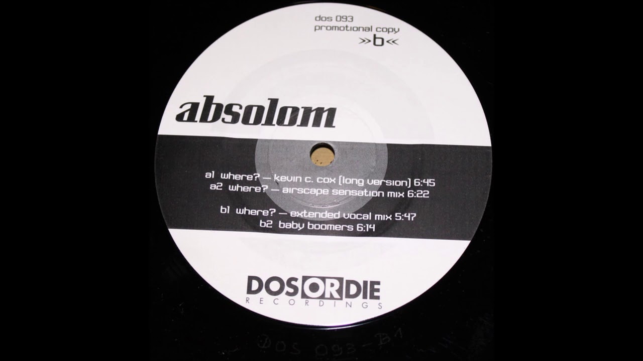 Absolom - Where? (Kevin C. Cox Long Version) (1998)