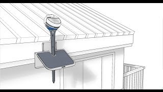BloomSky mounting instruction (on wall/roof)