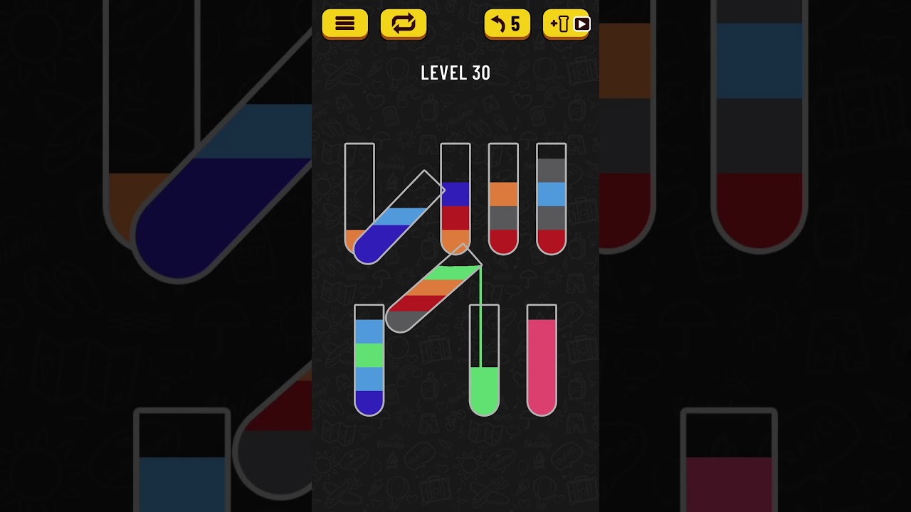 Water Sort Puzzle | Gameplay Walkthrough | Level 30 
