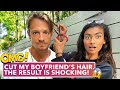 MY BF LET ME CUT HIS HAIR (RESULT IS SHOCKING!) || KELLY GALE