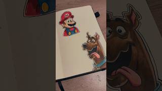 Drawing my favourite childhood characters - Part 2 - Scooby Doo