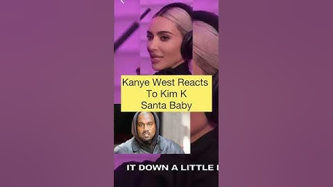 Thumbnail of Kanye West Reacts to Kim Kardashian’s Santa Baby?