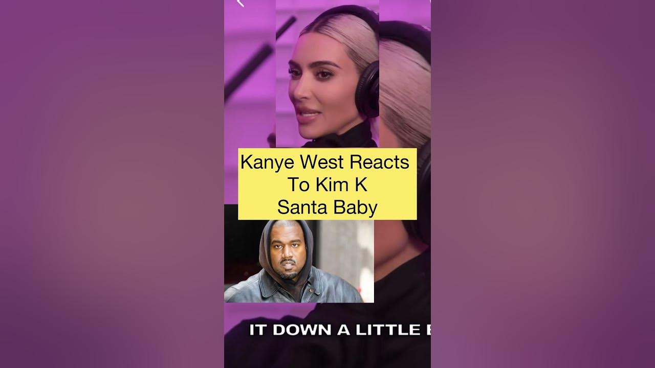 Kanye West Reacts to Kim Kardashian’s Santa Baby?
