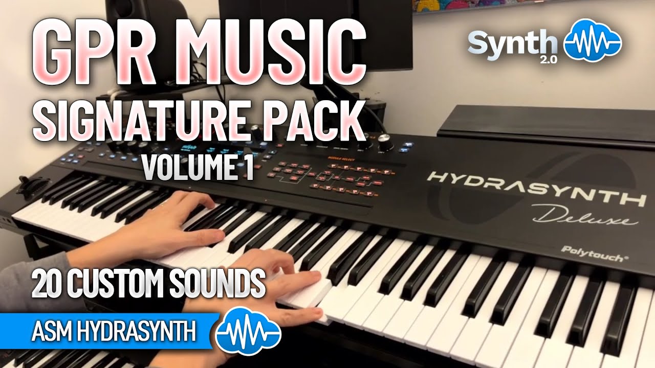 GPR Music Project signature soundset for ASM Hydrasynth