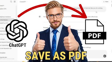 How To Save ChatGPT Conversation as PDF 2025