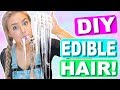DIY EDIBLE HAIR ?! Testing Pinterest And Buzzfeed DIYs