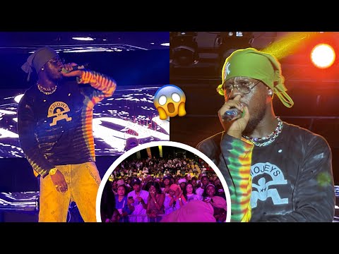 Entrée explosif de Franglish au grand théâtre avec une énergie forte des ses fans au Sénégal 