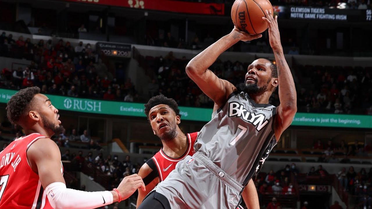 Nets Big 3 Too Much For Bulls Blowout Win! 2021-22 NBA Season