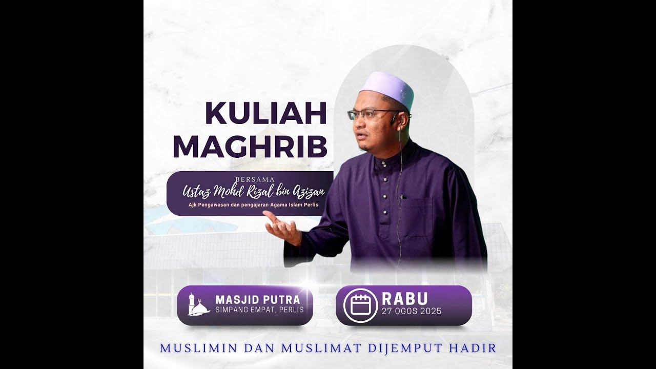 (🔴LIVE) 27-08-2025 Ustaz Rizal Azizan - Mengambil Kesenangan Dari Sumbangan Orang Ramai