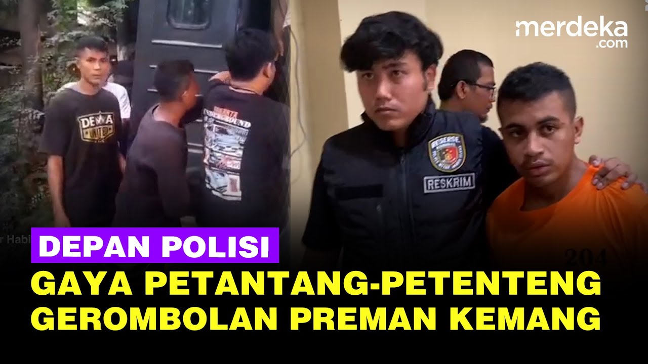 Gaya Petantang-Pententeng Gerombolan Preman Biang Ribut di Kemang Berbaju Tahanan Polisi