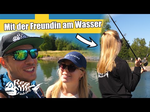 Ihr Erstes Mal Angeln! // Auf Kanal-Barsche in Schweden 🇸🇪