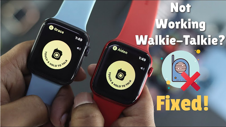 How To Fix: Apple Watch Walkie-Talkie NOT Working!