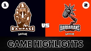 Shelby County Rampage vs West End Barbarians | Full Game Highlights | 25-26 Winter Season | Week 1