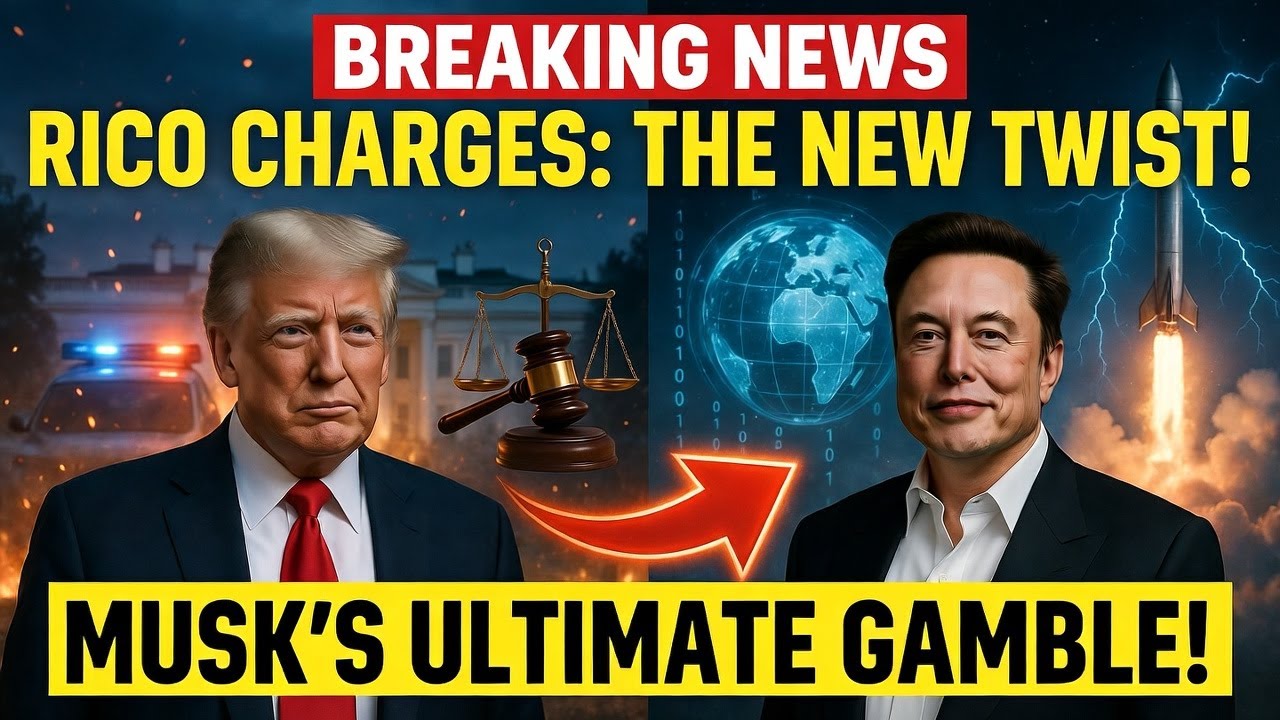 🚨 Trump Hit With RICO Indictment as Elon Musk BREAKS Silence | DOJ Faces Political Firestorm